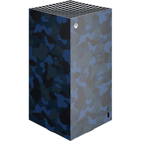 Blue Street Camo XBox Series X Digital Edition Console Skin